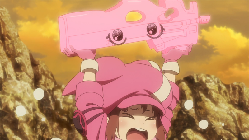 Illustration for article titled The Ode (and Gallery) to How Sword Art Online Alternative Gun Gale Online Sometimes Gets Super Goofy